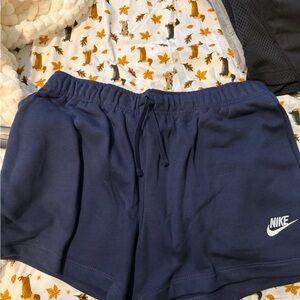 Nike Blue Athletic Shorts with Elastic Waistband